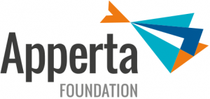 apperta logo two arrows meet, owner of openeyes